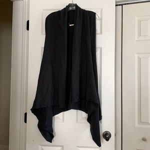 Corson open sleeveless cover up.  Gray.  Size 0 (one size)